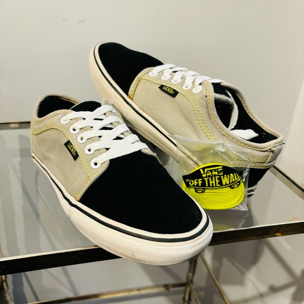 Vans Chukka Low Black Grey Sulphur Green US Women’s 6.5 Sneakers